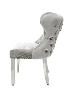 Load image into Gallery viewer, Plush-DC-27 HQ Brushed Silver Dining Chair