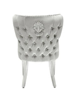 Load image into Gallery viewer, Plush-DC-27 HQ Brushed Silver Dining Chair
