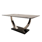 Load image into Gallery viewer, Plush-DT-14 1.6 Chrome Dining Table with Black Sintered Stone Top