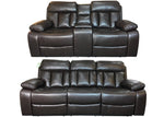 Load image into Gallery viewer, Vancouver 3+2 Recliner Leather Aire Sofa - choclate