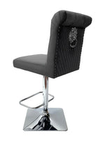 Load image into Gallery viewer, Plush-BS-25 Grey Bar Stool