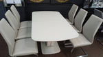 Load image into Gallery viewer, Lazaro white Dining Table with 6 Chairs
