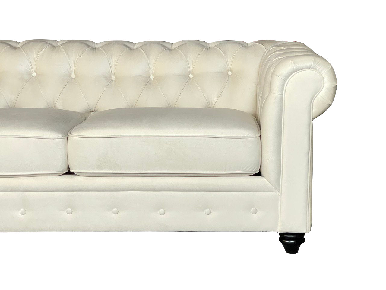 Chesterfield 3 + 2 Fabric - Cream