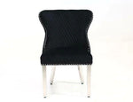 Load image into Gallery viewer, Plush-DC-27 Black Velvet Dining Chair
