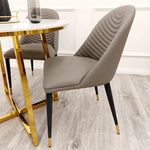 Load image into Gallery viewer, Plush-DC-18 Leather Dining Chair
