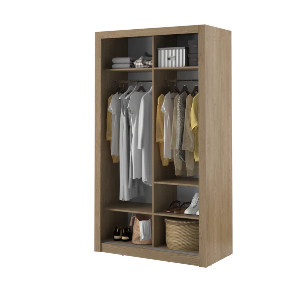 Plush-WA-06 Sliding Door Wardrobe 120cm