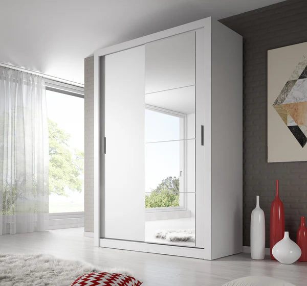 Plush-WA-04 Sliding Door Wardrobe 150cm