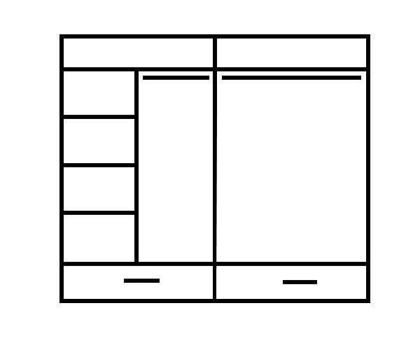 Plush-WA-05 Sliding Door Wardrobe 200cm