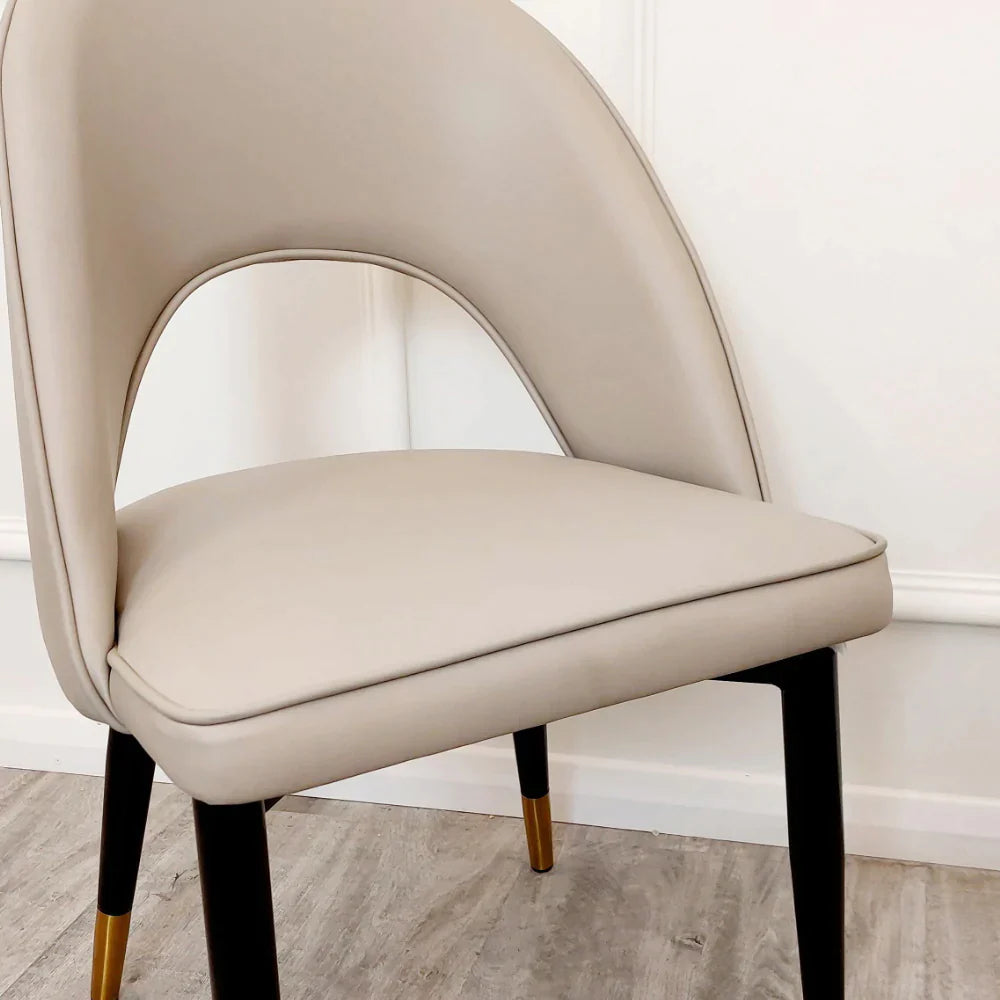 Plush-DC-16 Leather Dining Chair