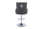 Load image into Gallery viewer, Plush-BS-24 Hudson Grey PU Bar Stool
