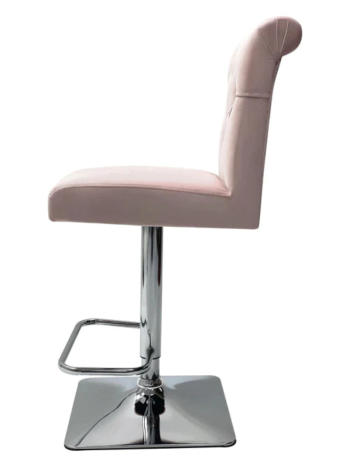 Plush-BS-25 Pink Bar Stool