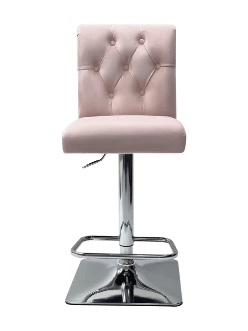 Plush-BS-25 Pink Bar Stool