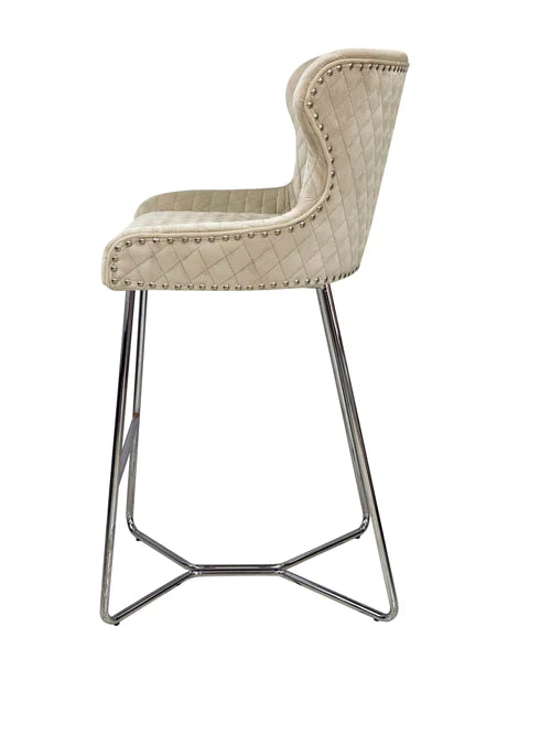 Plush-BS-38 Mink Bar Stool