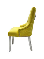 Load image into Gallery viewer, Plush-DC-24 Mustard Velvet Dining Chair
