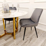 Load image into Gallery viewer, Plush-DC-13 Velvet Dining Chair
