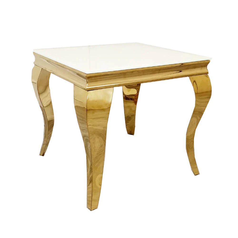 Plush-DT-02 Gold Lamp Table