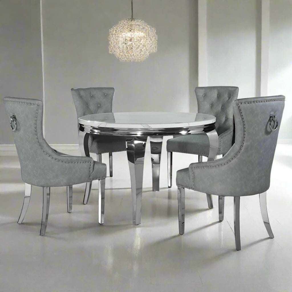 Plush-DT-02 Round Dining Table 1.3m