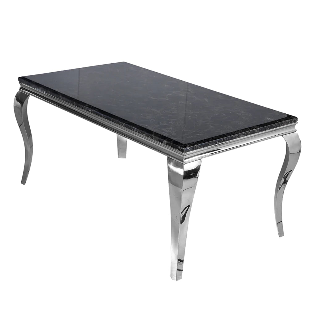 Plush-DT-02 Chrome Dining Table 2m