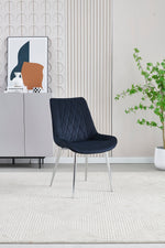 Load image into Gallery viewer, Plush-DC-19 Black Velvet Dining Chair
