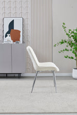 Load image into Gallery viewer, Plush-DC-21 White PU Dining Chair
