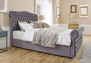 Colorado Sleigh upholstered Bed