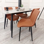 Load image into Gallery viewer, Plush-DC-17 Leather Dining Chair
