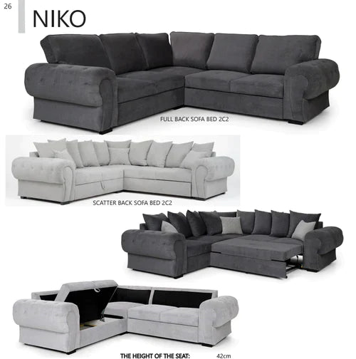 Niko Corner Sofa Bed