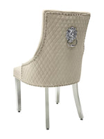 Load image into Gallery viewer, Plush-DC-24 Mink Velvet Dining Chair
