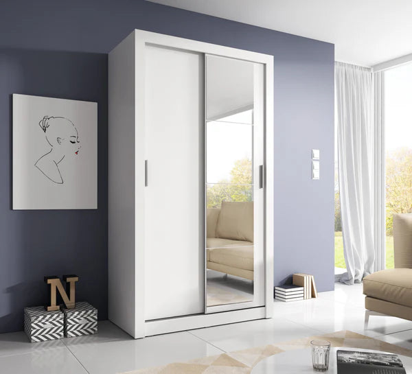 Plush-WA-06 Sliding Door Wardrobe 120cm