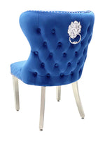 Load image into Gallery viewer, Plush-DC-27 Navy Dining Chair
