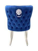 Load image into Gallery viewer, Plush-DC-27 Navy Dining Chair
