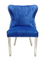 Load image into Gallery viewer, Plush-DC-27 Navy Dining Chair
