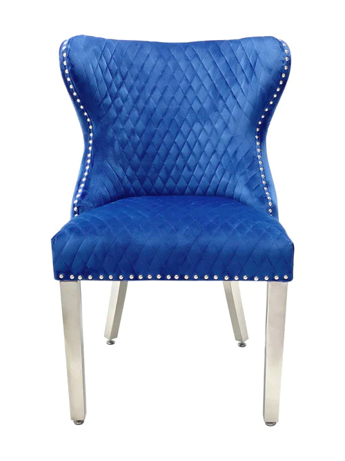 Plush-DC-27 Navy Dining Chair