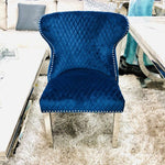 Load image into Gallery viewer, Plush-DC-27 Navy Dining Chair
