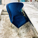 Load image into Gallery viewer, Plush-DC-27 Navy Dining Chair
