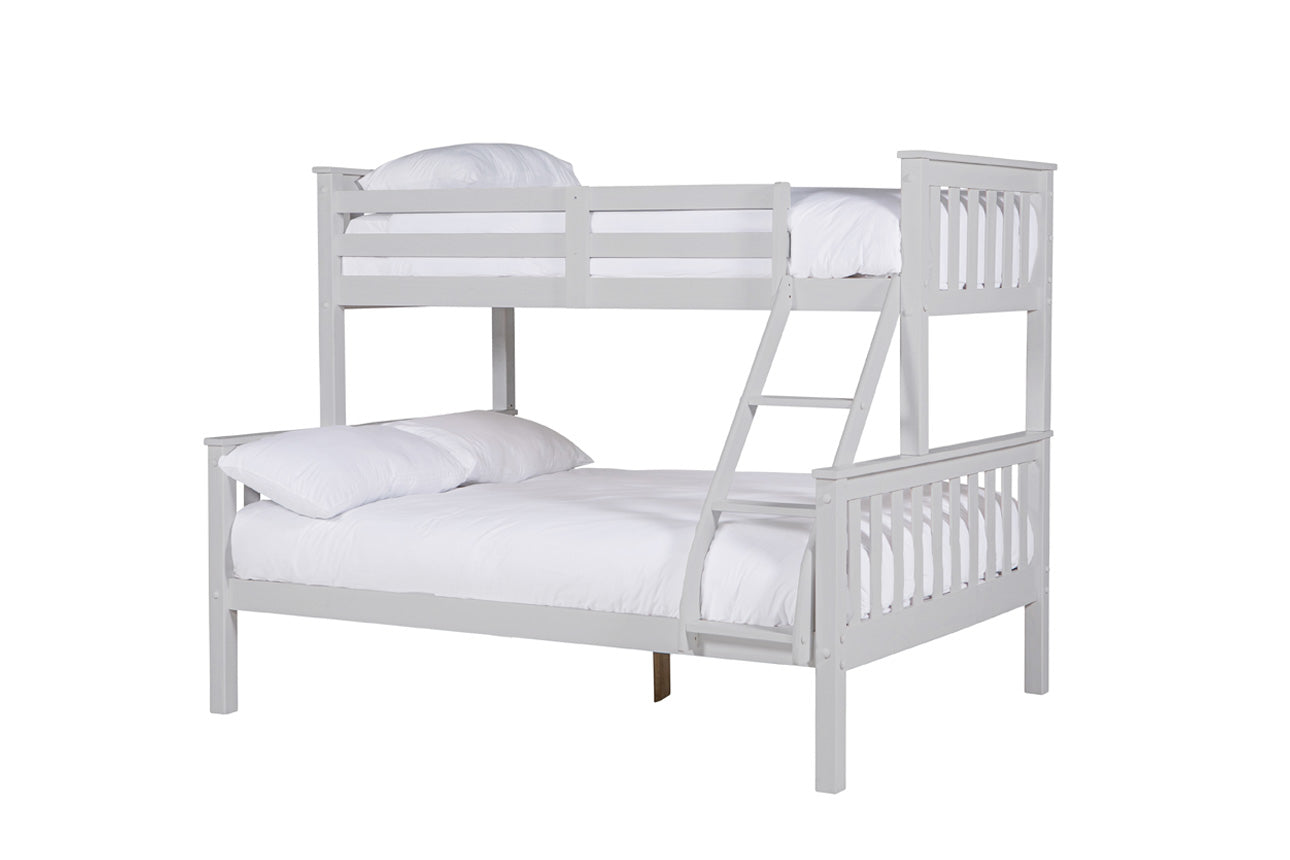 3ft & 4ft6 Bunk Beds White or Grey