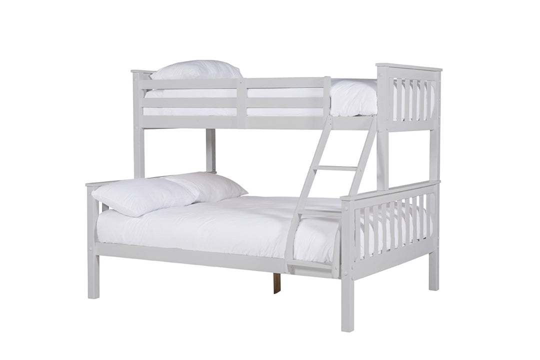3ft & 4ft6 Bunk Beds White or Grey