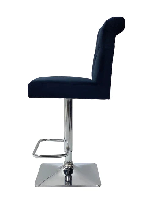 Plush-BS-25 Black Bar Stool