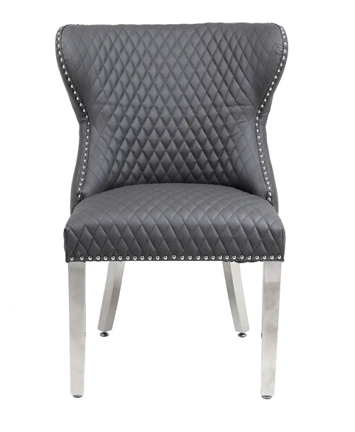 Plush-DC-27 Grey Dining Chair