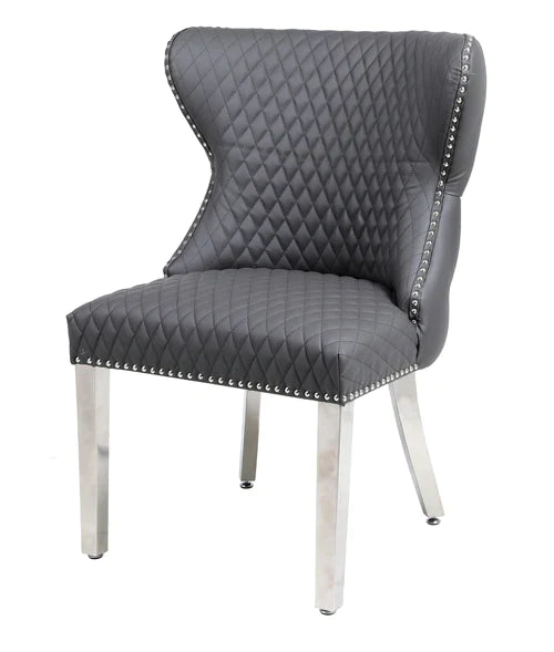 Plush-DC-27 Grey Dining Chair