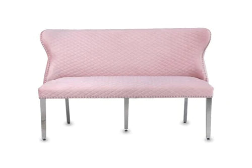 Plush-DB-27 Velvet Bench Pink