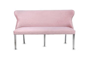 Plush-DB-27 Velvet Bench Pink