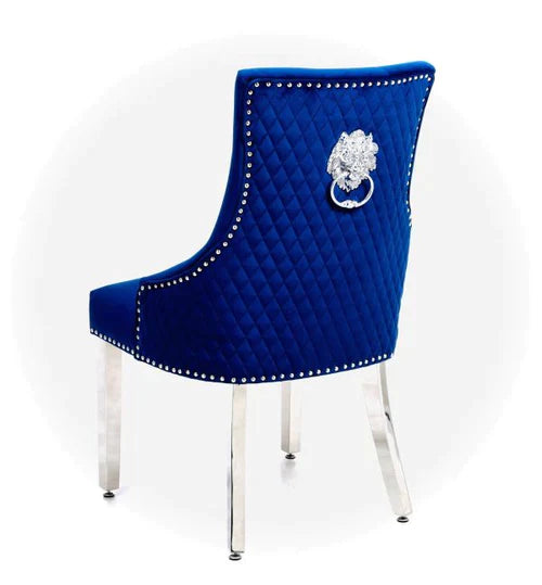 Plush-DC-24 Navy Dining Chair