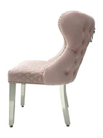 Load image into Gallery viewer, Plush-DC-27 Pink Dining Velvet Chair
