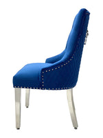 Load image into Gallery viewer, Plush-DC-24 Navy Dining Chair
