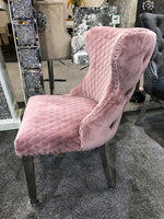 Load image into Gallery viewer, Plush-DC-27 Pink Dining Velvet Chair
