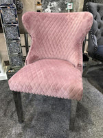 Load image into Gallery viewer, Plush-DC-27 Pink Dining Velvet Chair
