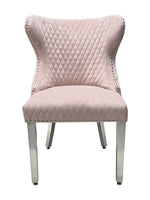 Load image into Gallery viewer, Plush-DC-27 Pink Dining Velvet Chair
