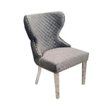 Load image into Gallery viewer, Plush-DC-27 Grey Velvet Dining Chair
