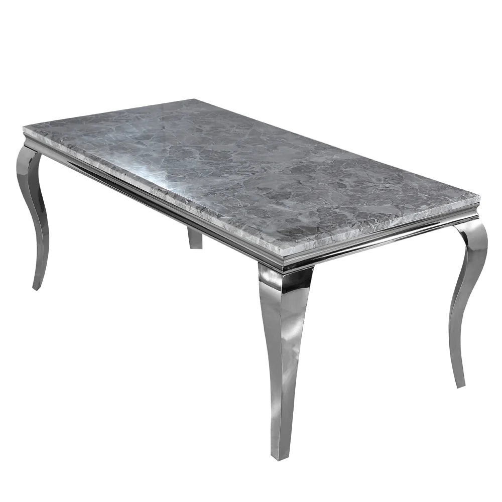 Plush-DT-02 Chrome Dining Table 2m